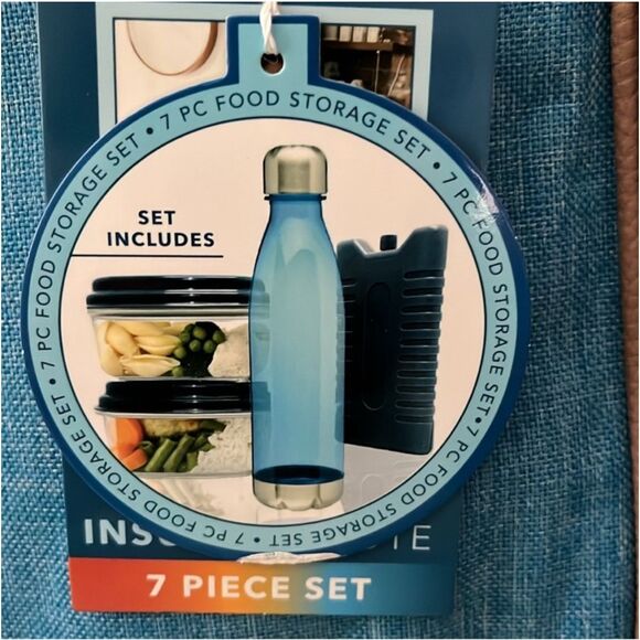 INSULATED HOT & COLD 7 PIECE TOTE NWT - Picture 7 of 9